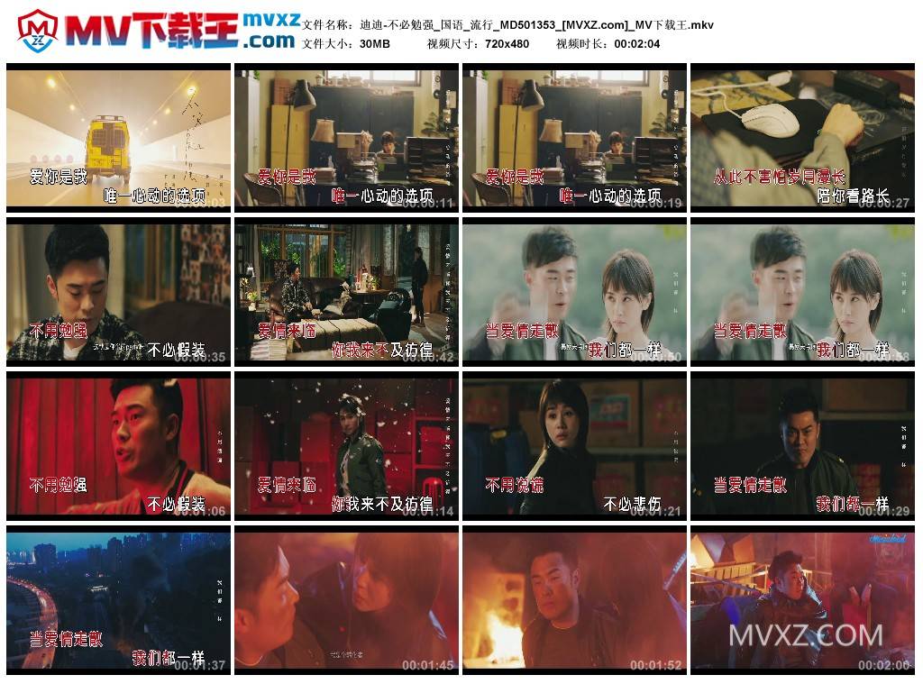 迪迪-不必勉强_国语_流行_MD501353